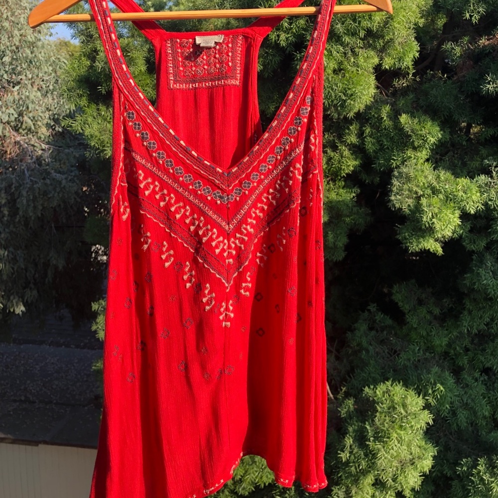 Ecote Red Blouse